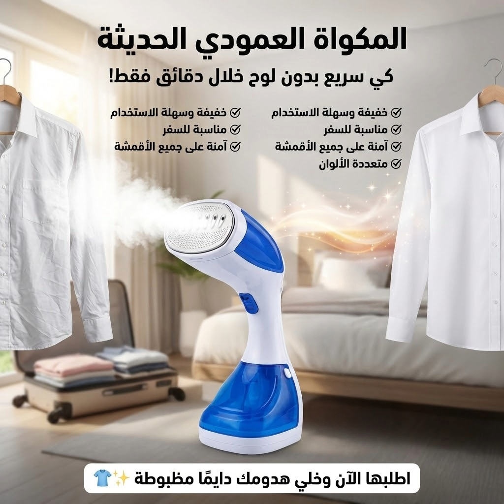 المكواه العمودي الحديثه - متعدده الالوان