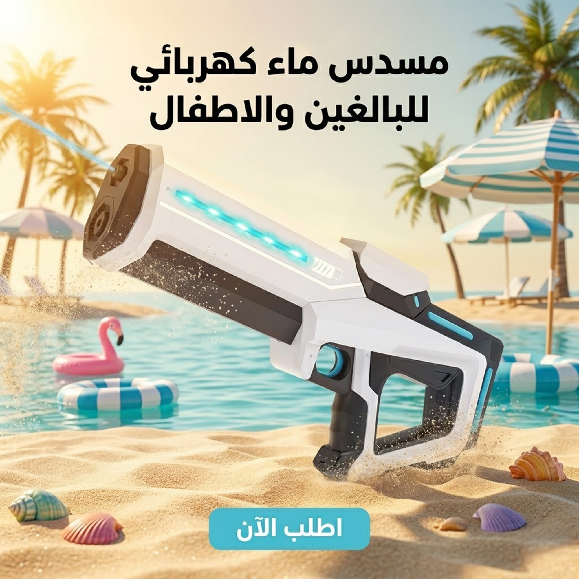 مسدس ماء كهربائي للبالغين والاطفال