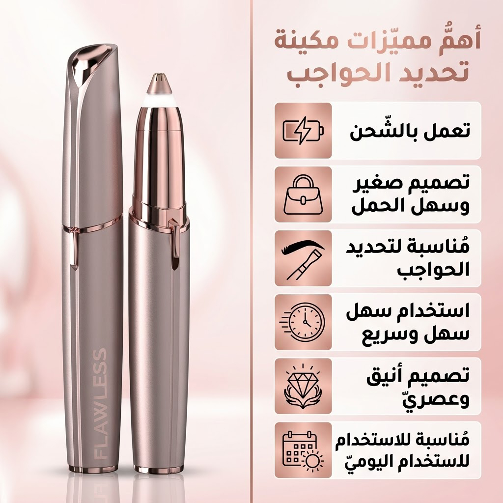 ماكينة تحديد حواجب تعمل بالشحن